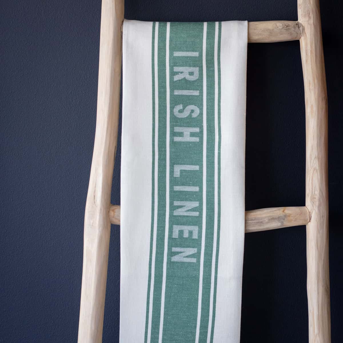 Green Irish Linen Tea Towel