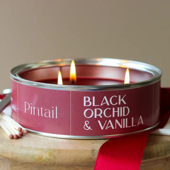 Black Orchid & Vanilla Triple Wick Candle