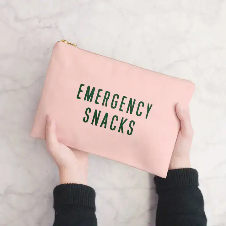 Emergency Snacks - Blush Pink Pouch - Image 2