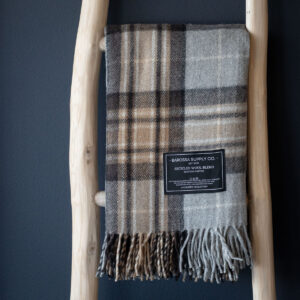 Brown & Grey Scottish Blanket