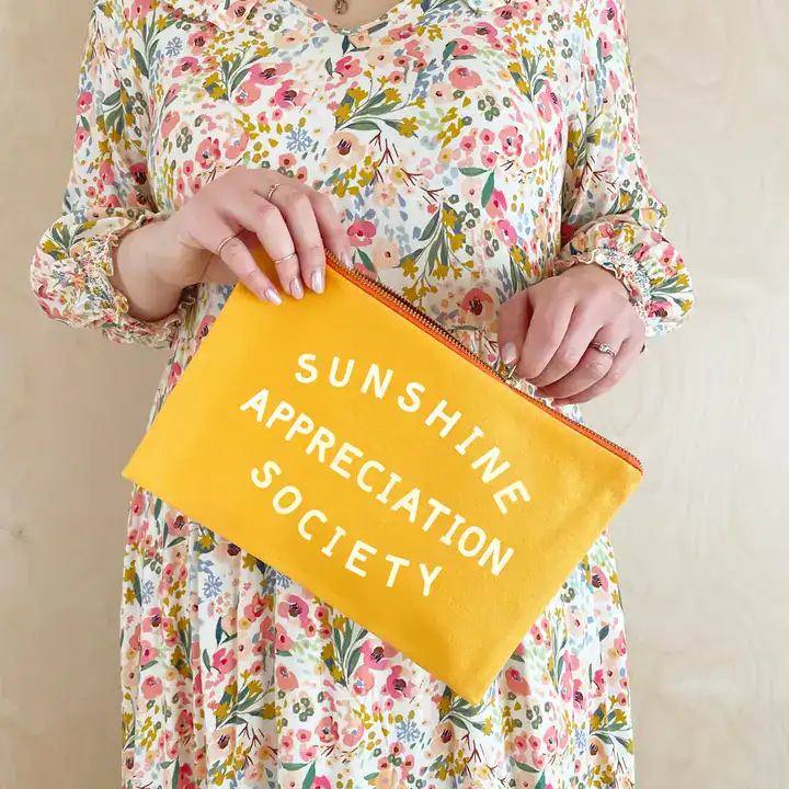 Sunshine Appreciation Society - Yellow Pouch - Image 3