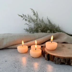 Beeswax Tealight Candles - Pack of 4