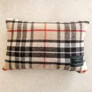 Camel Scottish Tartan Cushion