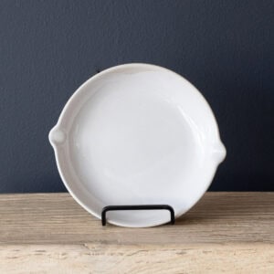 White Dish with Double Spout 16cm