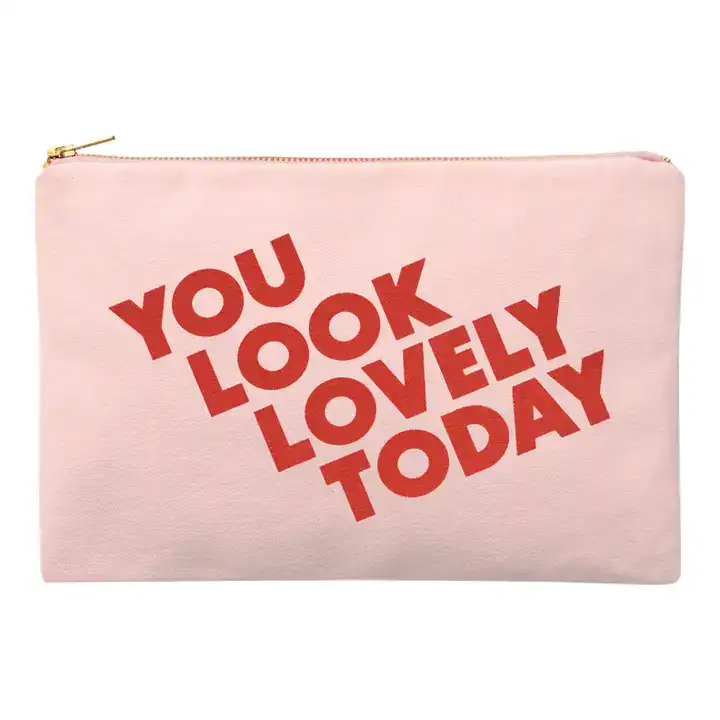 You Look Lovely Today - Blush Pink Pouch - Image 3