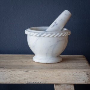 Marble Mortar & Pestle