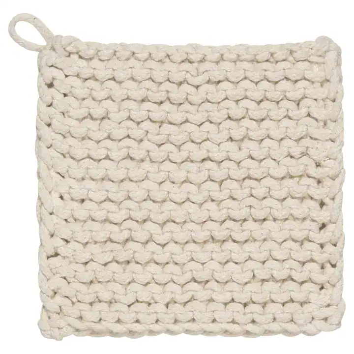 Natural Knit Pot Holder