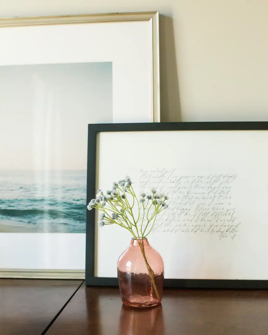 Handblown Clear Bud Vase 11.5cm - Image 3