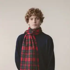 Heritage Tartan Lambswool Scarf - Official Royal Stewart