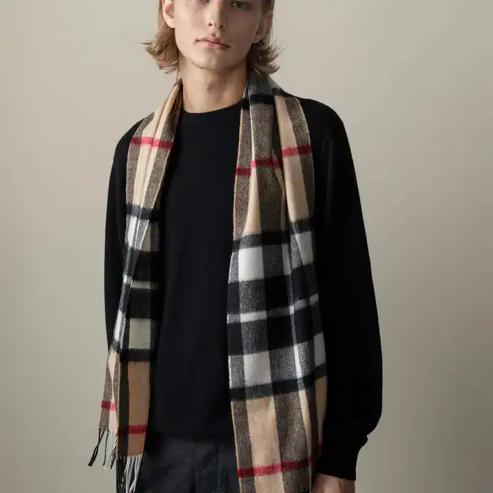 Lambswool Scarf - Exploded Camel Thompson - Image 2