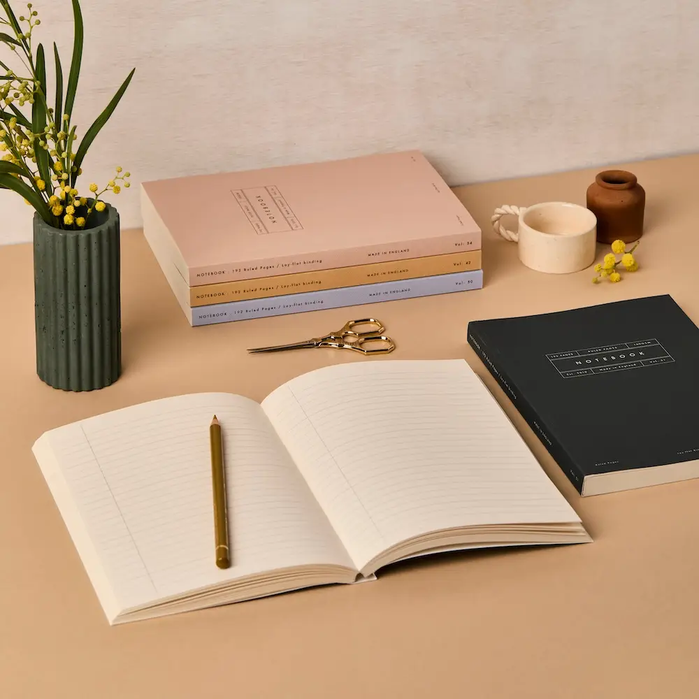 Mustard Ruled Notebook - Image 4