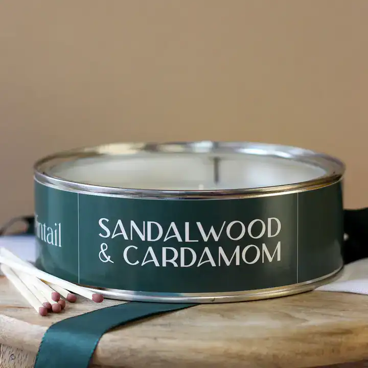 Pintail Sandalwood & Cardamom Triple Wick Candle - Image 2