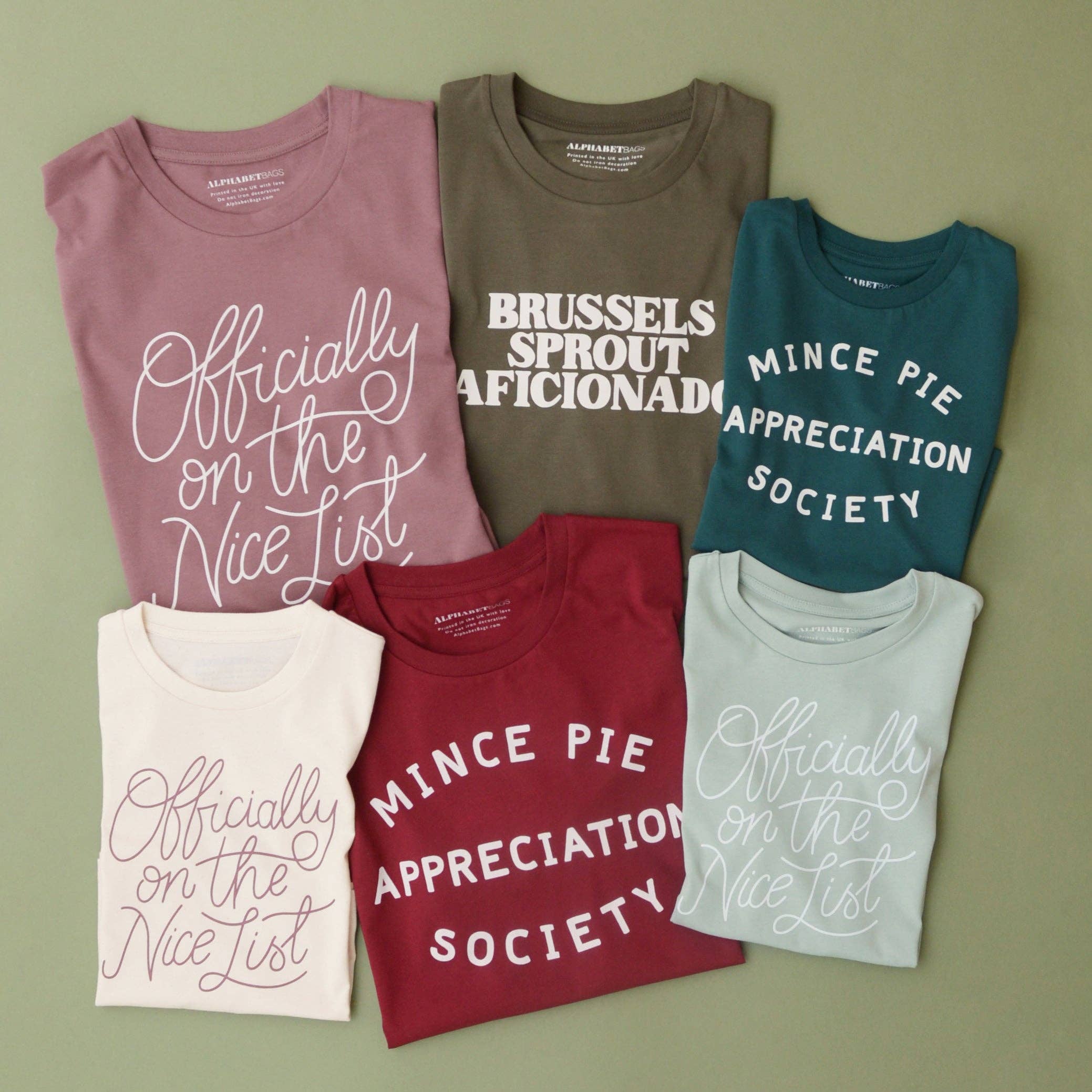 Mince Pie Appreciation Society Unisex T-Shirt - Burgundy: Large - Image 4