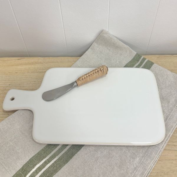 White Ceramic Serving Board - Image 3
