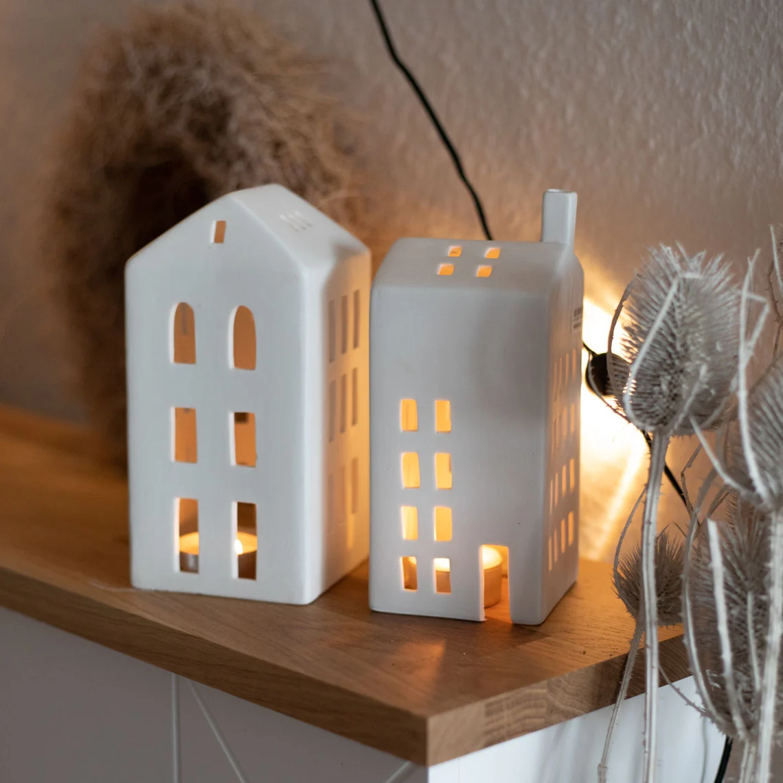 Tealight House - Little Windows 17cm - Image 2